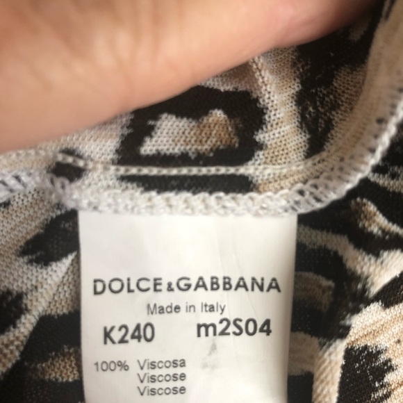 Dolce & Gabbana Animal Print Top - Picture 8 of 11